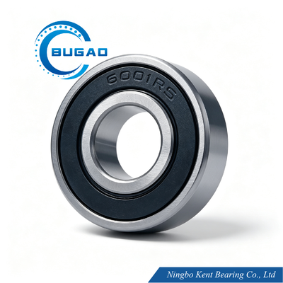 6001-RS Deep Groove Ball Bearing 12x28x8mm, Single Rubber Sealed, High Speed Low Noise Precision Bearing Steel for Household Appliances, Industrial Fans, Motors and Light Mechanical Equipment